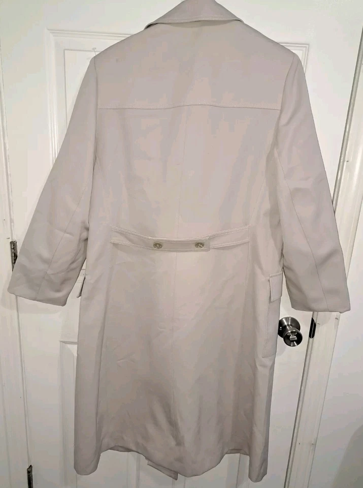 Forecaster International Women Trench Coat Beige Size XL - Image 4 of 4