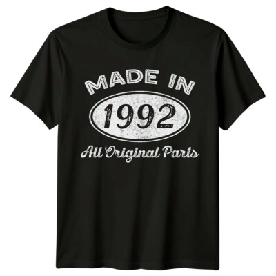Made In 1992 Herren T-Shirt 34. Geburtstag Geschenk Vintage thirty-four -a