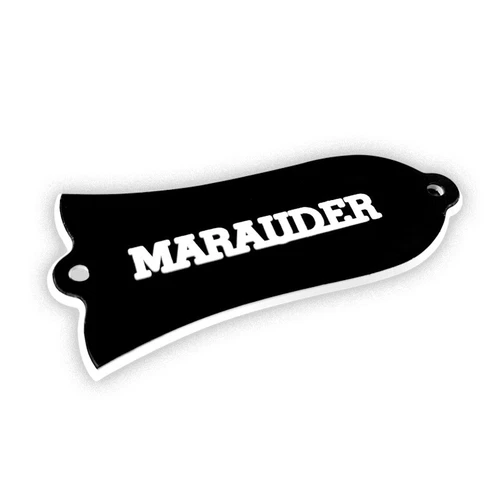 Parts For US Gibson Les Paul 'MARAUDER' TRUSS ROD COVER PLATE , 2Ply Black