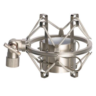 Silver Shock Mount fits Neumann TLM 102 Microphone Shockmount Suspension TLM102