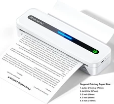 M832 Bluetooth Inkless Thermal Printer Support US Letter For Phone&Laptop lot