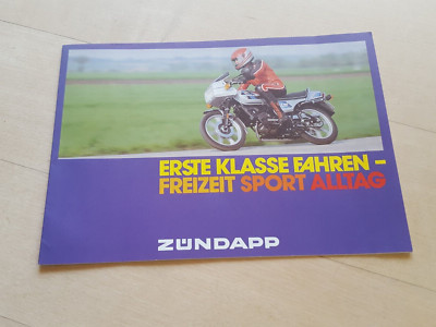 Zündapp 80er J. Oldtimer Mofa Mokick Leichtkraftrad Enduro 50 80 Reklameprospekt