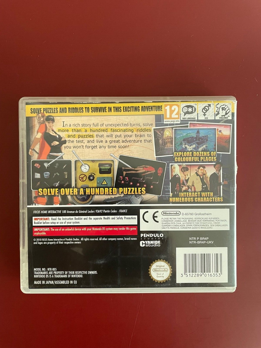 ds Runaway: A Twist of Fate Game *NI* REGION FREE PAL UK EXCLUSIVE