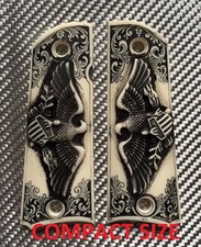 NEW EAGLE ART RESIN GRIP FOR 1911, 1991 COMPACT COLT OFFICER KIMBER CLONES