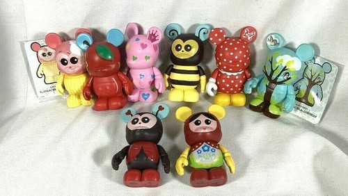 DISNEY 3 VINYLMATION CUTESTERS SERIES 1 LOT OF 8 RETIRED