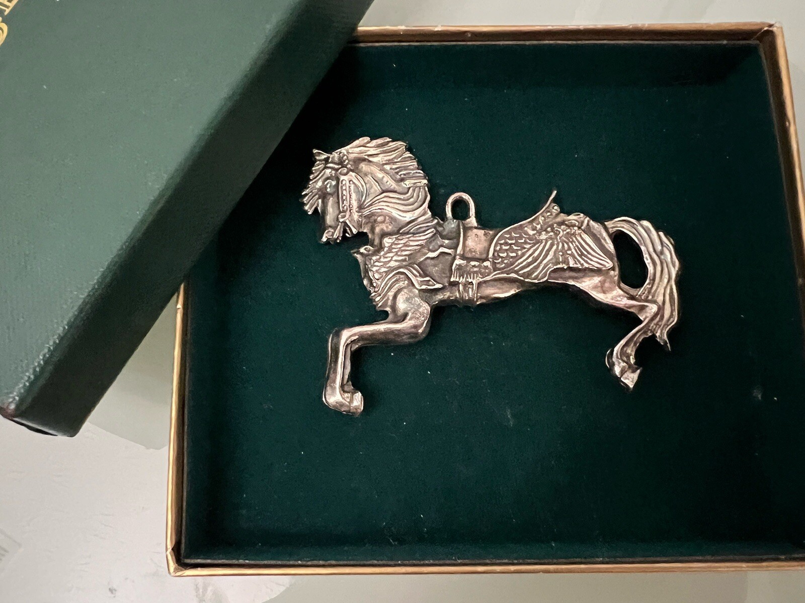 Vintage 80s Carousel Horses By Reed & Barton 1988-1996 Silver Plated Christmas