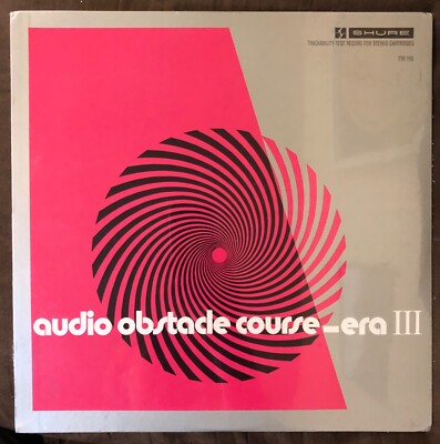 シュアー　SHURE トラッカビリティ・テストレコード SHURE AUDIO OBSTACLE COURSE Era III - 1973 Trackability Test