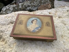 Vintage 1953 Gold Flake Cigarettes Tin. Coronation Full Of Vintage Buttons