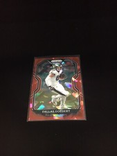 Dallas Goedert 2020 Panini Prizm Red Cracked Ice Prizm Football Card Eagles 171