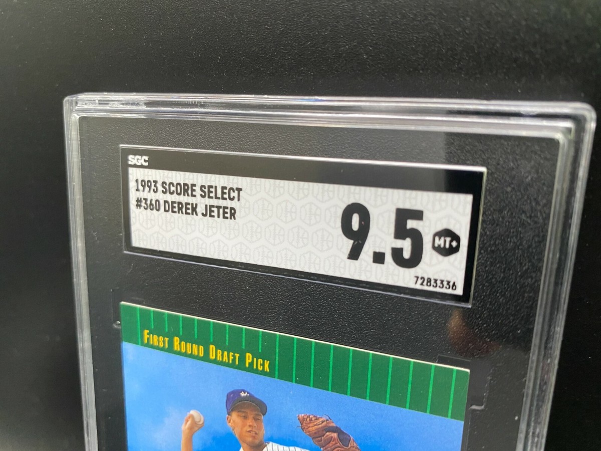 DEREK JETER Rookie RC - 1993 Score Select #360 - Graded SGC