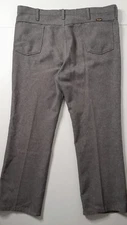 Vintage Wrangler Slacks 42x30 Gray Made in USA