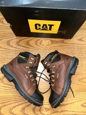 CATERPILLAR MENS 3M MANIFOLD TOUGH WP SAFETY TOE WORK BOOTS SIZE 12 NWB $155