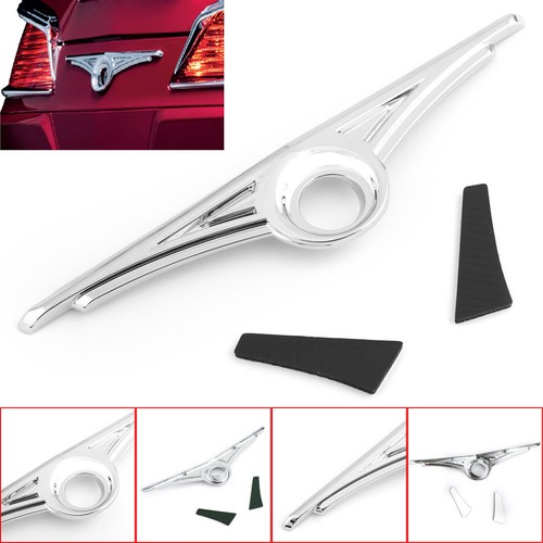 Motorcycle ABS Chrome Trunk Key Hold Trim For Honda 2001-2018 Goldwing GL1800 E2