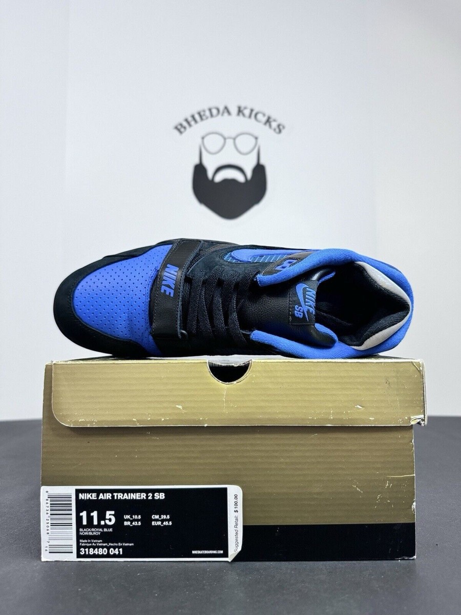 Nike Air Trainer 2 ‘Black/Royal Blue’ (2008) Size 9.5 Nike SB Air Trainer TW 2 Royal Blue | Hypebeast main image 4