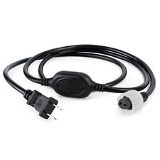 5ft LED Rope Power Cord w/Connection Cap for 3/8" LED Rope Lights up to 150ft