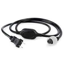 5ft LED Rope Power Cord w/Connection Cap for 3/8" LED Rope Lights up to 150ft