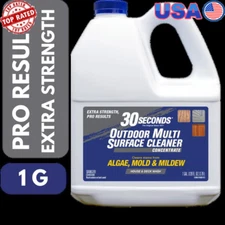 Outdoor Multi-Surface Cleaner Concentrate Cleans Algae Mold Mildew Fast Acting
