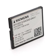 Siemens Sinumerik 6FC5313-5AG00-0AA1 CF Card 1GB Empty -Unused-