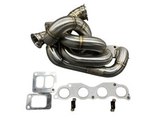 K20 K24 Top Mount Twin Scroll 44mm Wastegate Wg Non Lean Awd Fwd Turbo Manifold
