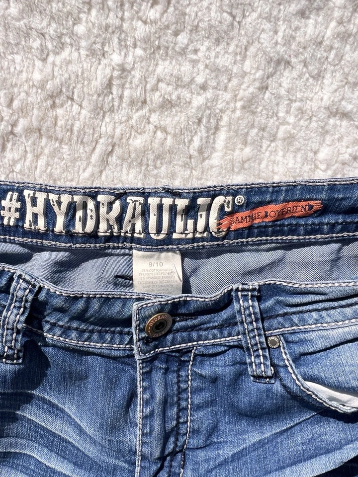 Pantalones Cortos Hidráulicos SAMMIE BOYFRIEND PARA Mujer 9/10 Azul Midise 32x6 Foto 3 de 4