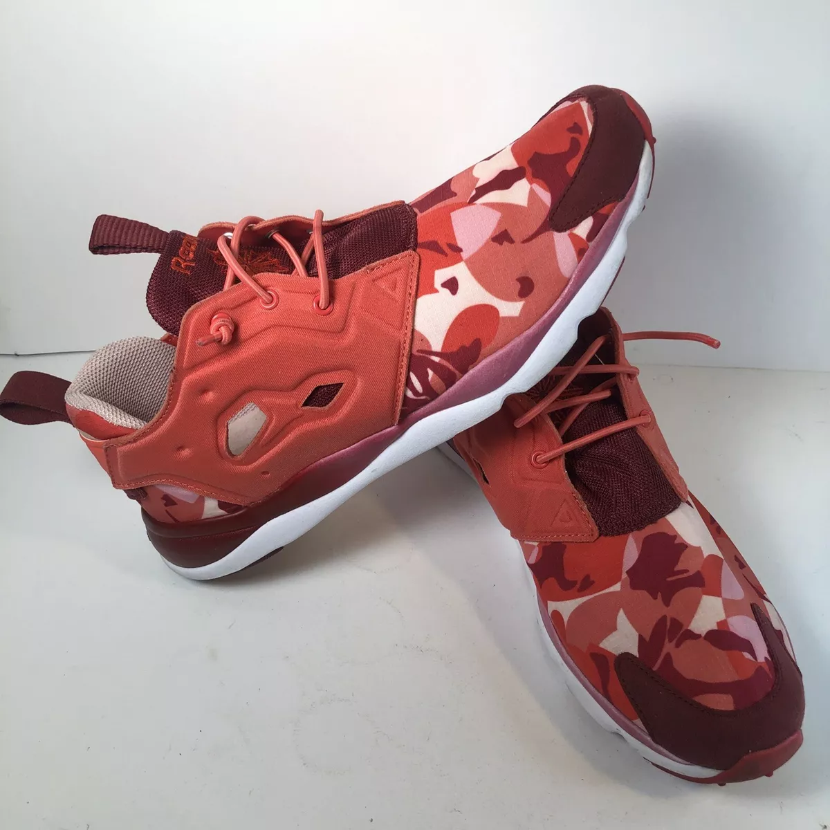 hjørne Kor Folde Womens Reebok 3D Ultralite Fuscia Maroon White Camo Running Sneakers Size 9  | eBay