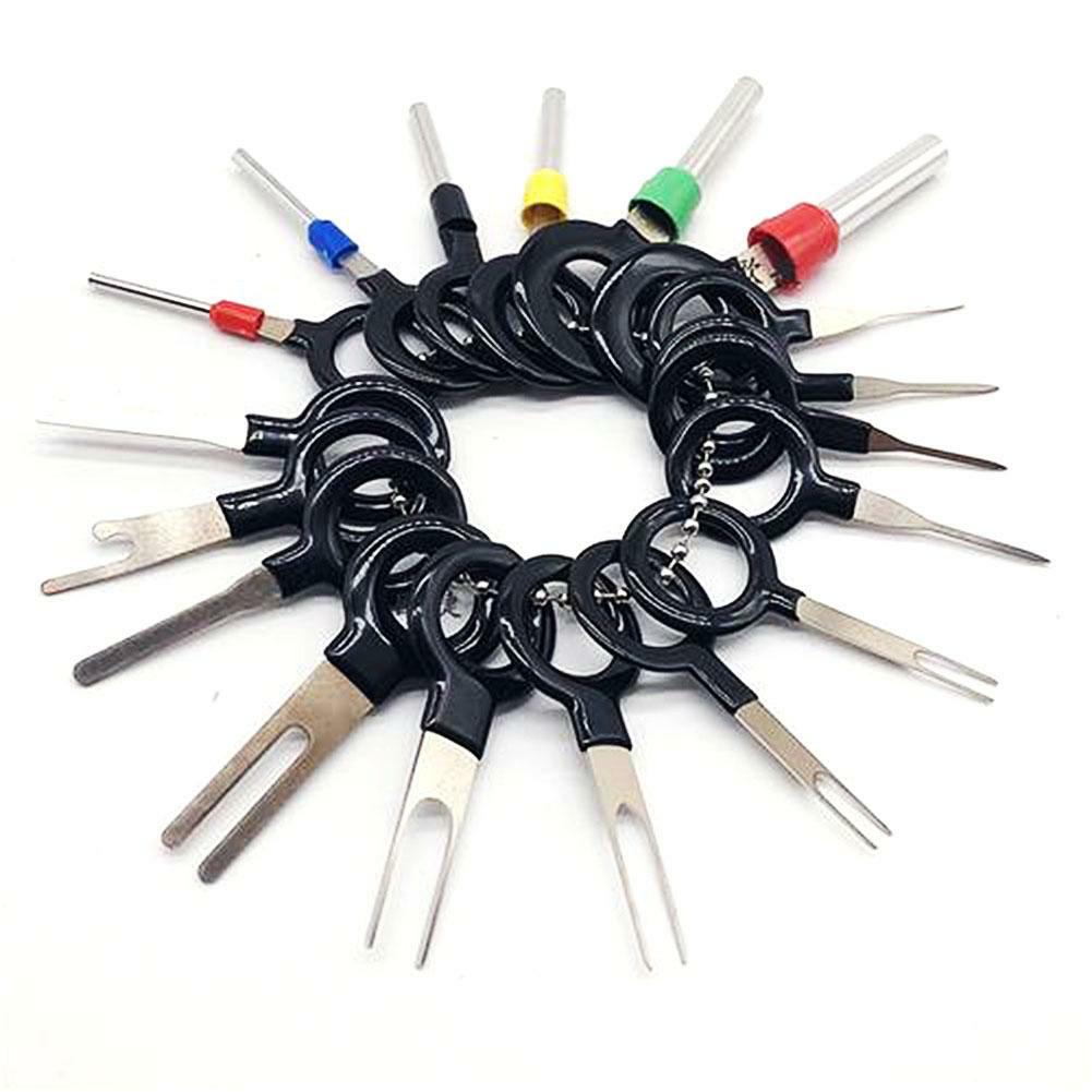 Kit Estrazione Pin E Connettori Elettrici Per Moto Honda E Universale, 21 Pezzi In Alluminio. BCSMMCAR, Nuovo, 1 Anno Garanzia.