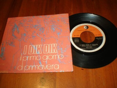 DIK DIK-Il primo giorno di primavera/Nuvola bianca-Disco 45 giri-RICORDI-1968