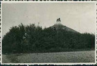Belgique, Waterloo, statue de lion sur la colline Vintage silver print Tirage