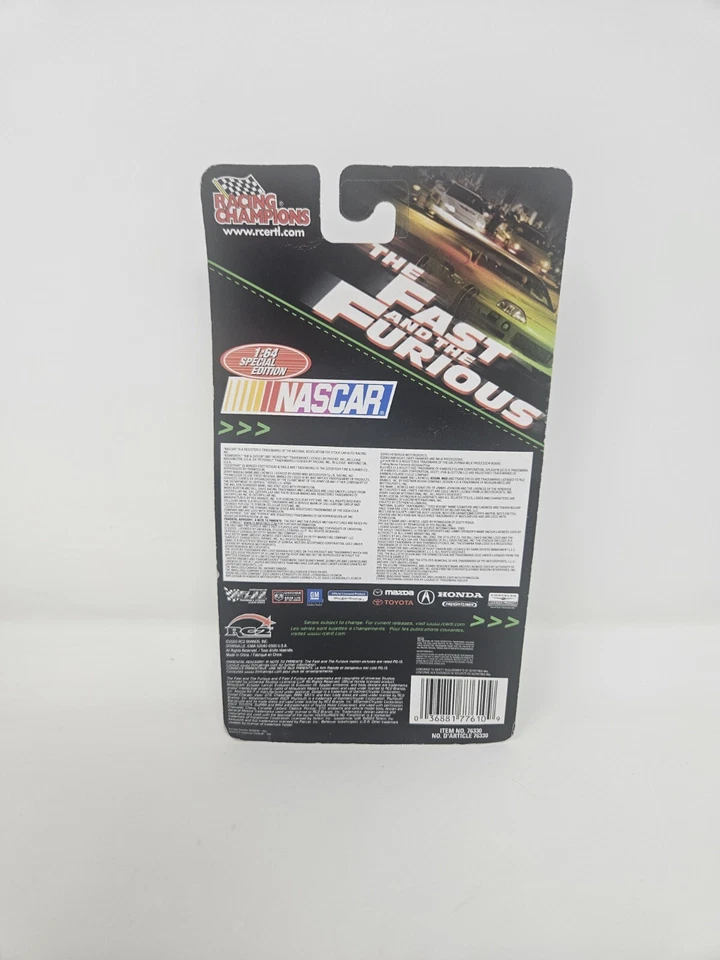 2003 Racing Champions FAST & FURIOUS #23 Scott Wimmer 1/64 Brand New On Card - Image 4 of 4