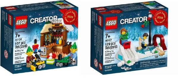 Lego Christmas Holiday Set 40106 40107
