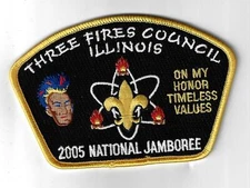 2005 National Jamboree JSP Three Fires Council, BSA Illinois YEL Bdr. [ELL-633]