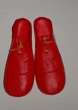 VTG.1978 RUBIES RED 15" JUMBO PLASTIC CLOWN SHOES ONE SIZE: ADULT