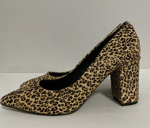 Express Women Leopard Print Calf Hair 