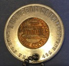 Keep Me And Never Go Broke, Las Vegas Club token, 1972 Penny Keychain — photo 4