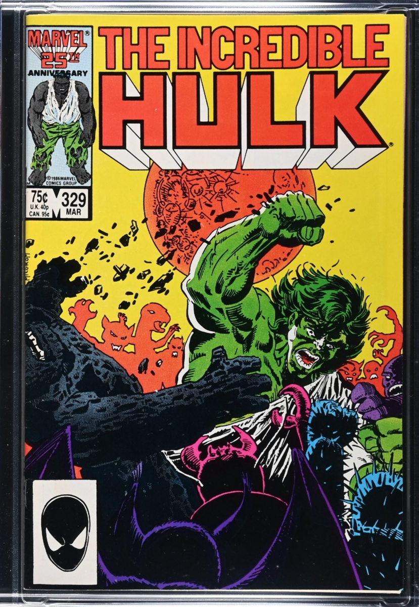 Incredible Hulk #329 CGC 9.4 NM White Marvel Comics 1987 ZZZAX 1