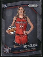 2025 Panini Prizm WNBA Lucy Olsen RC #145 Washington Mystics