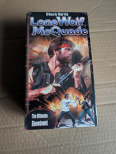 Chuck Norris 3 VHS Tape Set. New/Sealed Lone Wolf, Code of Silence, Breaker