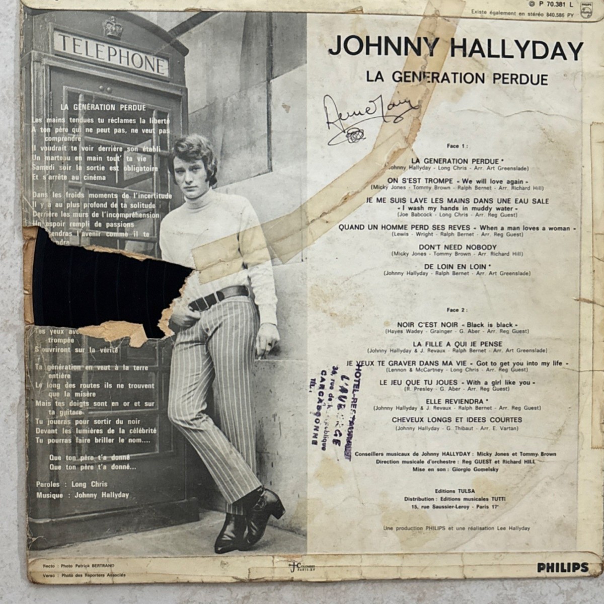 Johnny Hallyday Vinyl LP Set of 7 | eBay