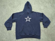 Dallas Cowboys Pullover Hoodie Youth Boys XL NFL Football Blue