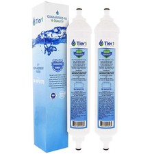 Fits GE GXRTQR SmartWater Comparable Tier1 Inline Water Filter Cartridge 2 Pack