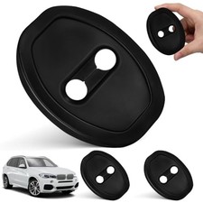 Car Door Lock Protective Covers 4Pcs Silicone Door Latch Guards Noise
