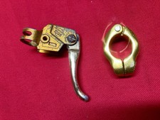 BMX OLD SCHOOL Shimano DX Brake Lever  Dia-Compe MX SEAT POST CLAMP GOLD 1980  s