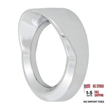 67798 Chrome Plastic Small Gauge Cover with Visor for 1 Count Pack of 1