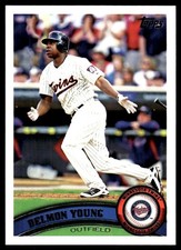 Delmon Young 2011 Topps #485 Minnesota Twins MLB READ FREE SHIPPING AutographDen