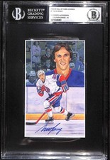 1992-96 Legends Of Hockey 87 Mike Bossy HOF  BGS Auto 10 Autograph BAS B102381