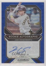 2021 Panini Prizm Rookie Blue Wave Prizm 21/50 Jake Cronenworth #RA-JC Auto 0c3