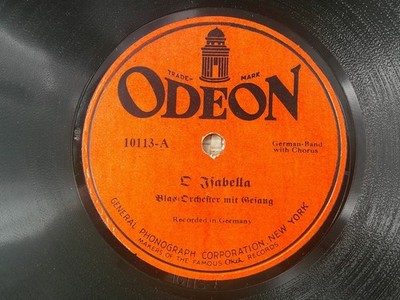 Otto Rathke German Band with Chorus Odeon 10113 E