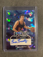 2025 Leaf Signature Series Aquatic Blue Ice BILL BRADLEY Color Match #1/1 Auto
