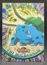 1999 Pokemon TV Animation Series 1 Bulbasaur Black Logo #1