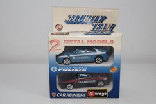 B73 1:43 BBURAGO BURAGO 4200 2 PACK GIFT SET ALFA ROMEO 156 POLICE CARABINIERI